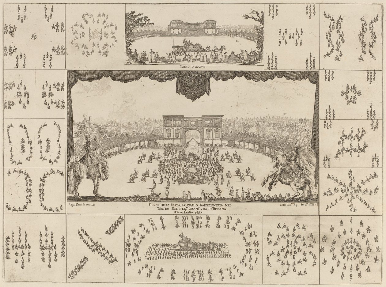 Tournament Executed in Florence for the Marriage of Grand Duke Ferdinand I by Stefano della Bella