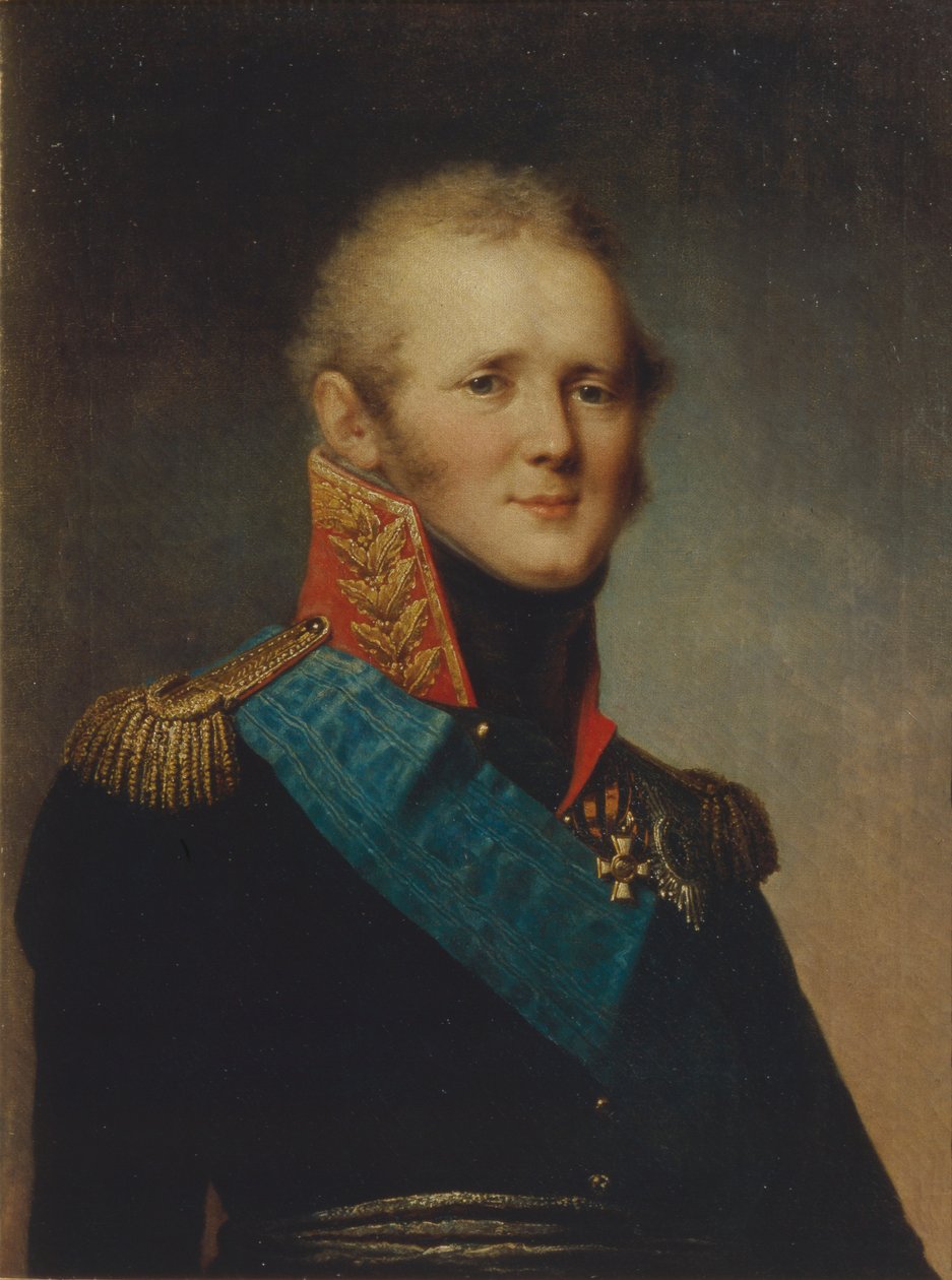Portrait of Emperor Alexander I, 1809 by Stepan Semenovich Shchukin
