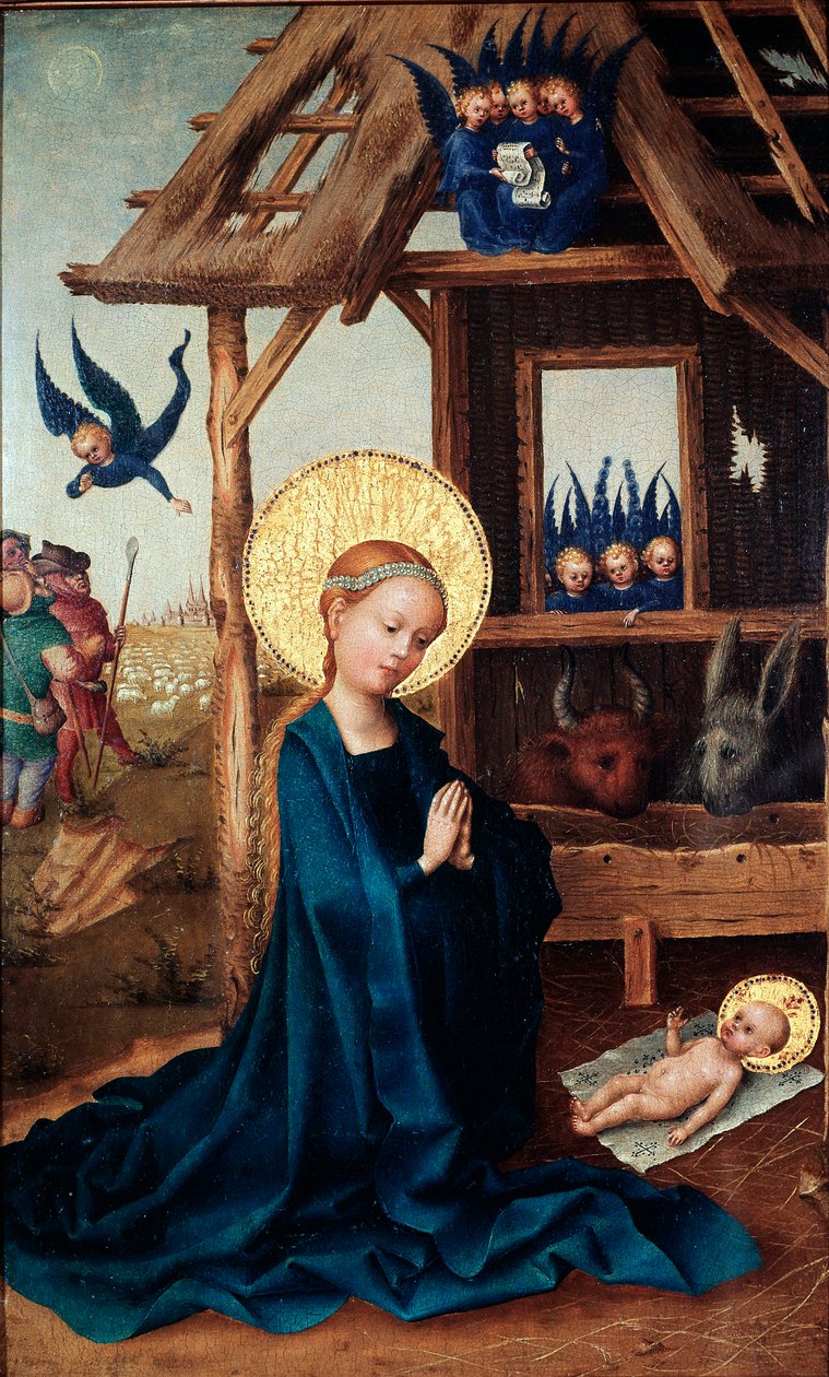 Adoration of the Child by Stephan Lochner