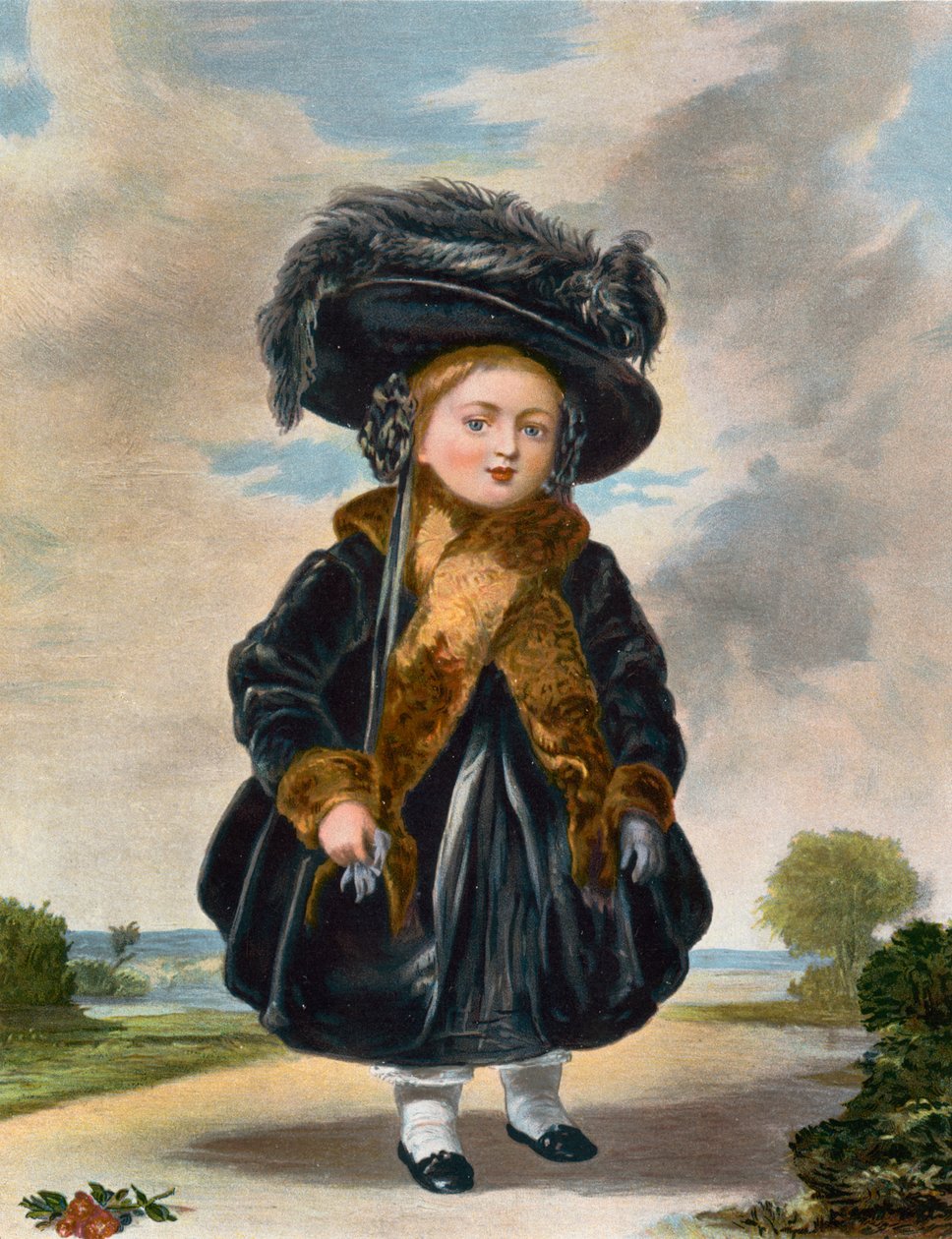 Queen Victoria When Princess Victoria, Aged 4 Years by Stephan Poyntz (after) Denning