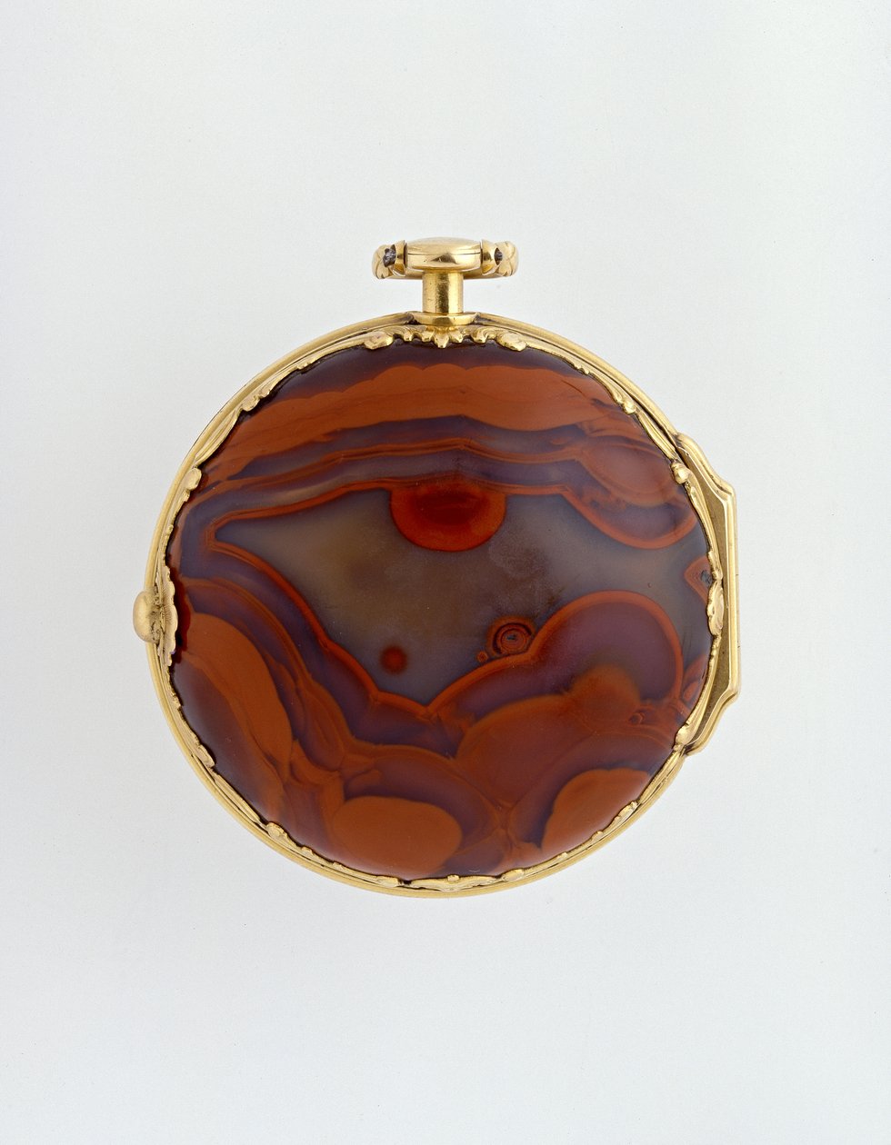 Gold and Agate Pair-Cased Verge Watch, c.1760 by Stephen , and Perigal, Francis Goujon