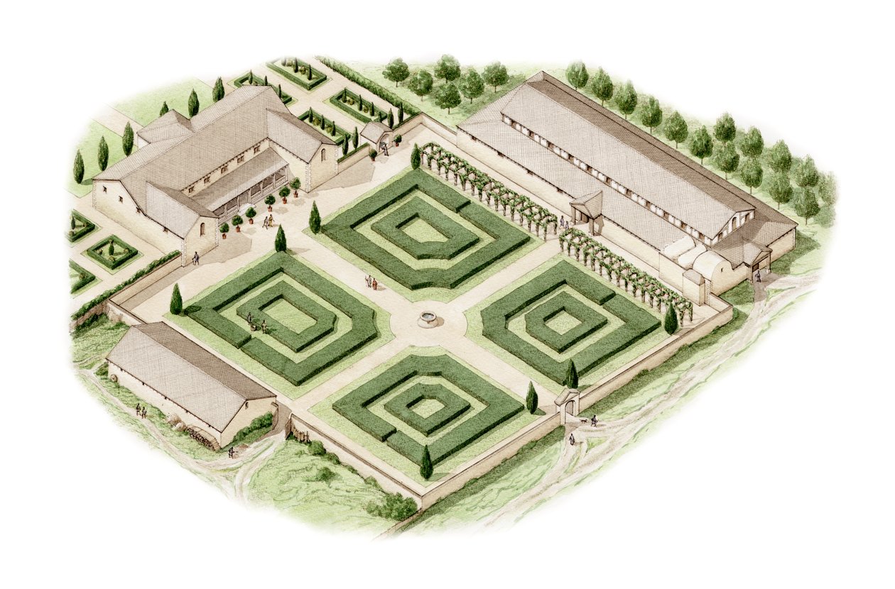Brading Roman Villa, Isle of Wight, c.350-400 by Stephen Conlin