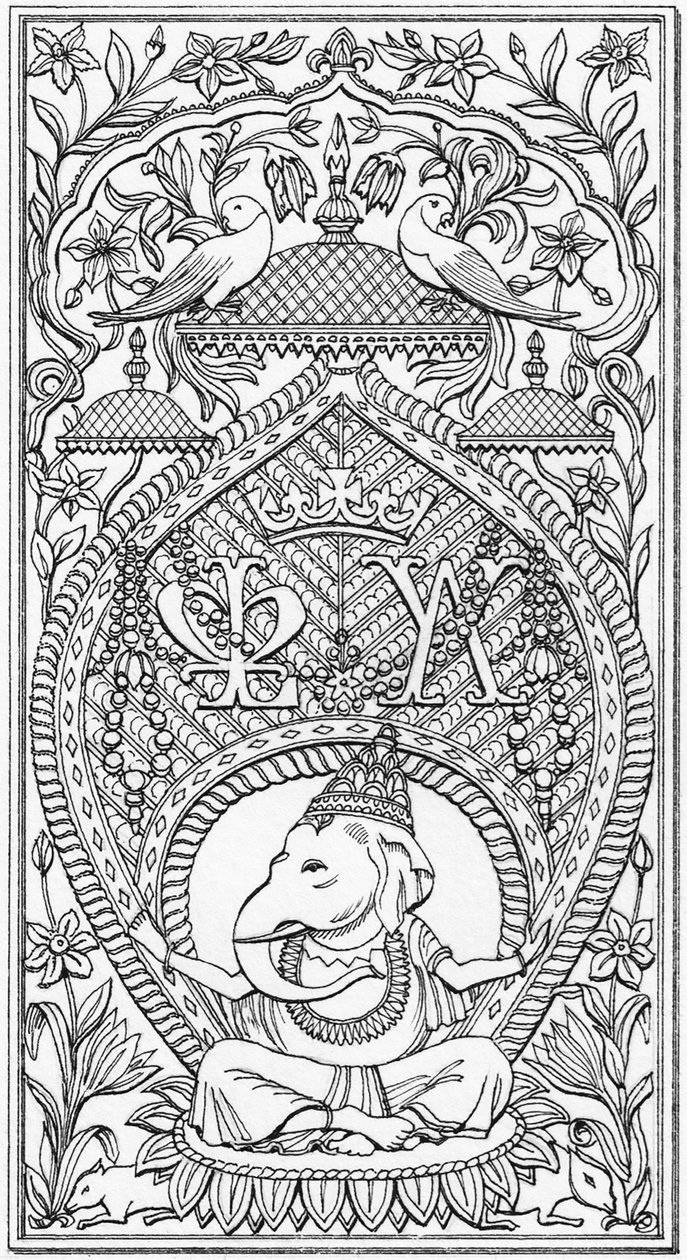 Indian Panel, Bagshot Park, Surrey by Stephen Conlin