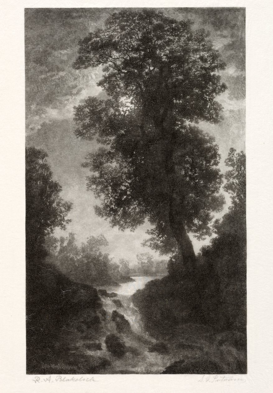 A Waterfall by Moonlight by Stephen Greeley Putnam