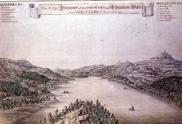 North-east Prospect of the country up Thurston Water from Peelnears by Stephen Penn