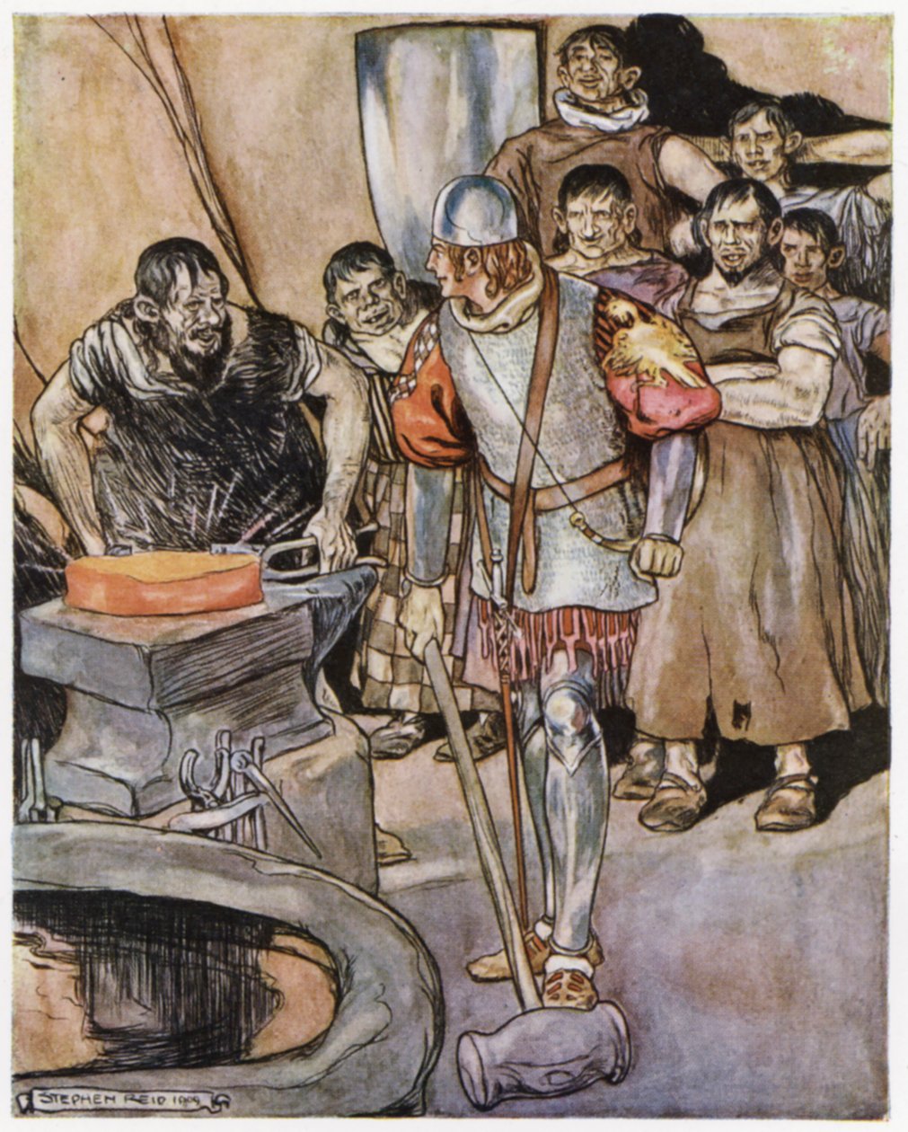 Illustration for Siegfried the Dragon-Slayer by Stephen Reid
