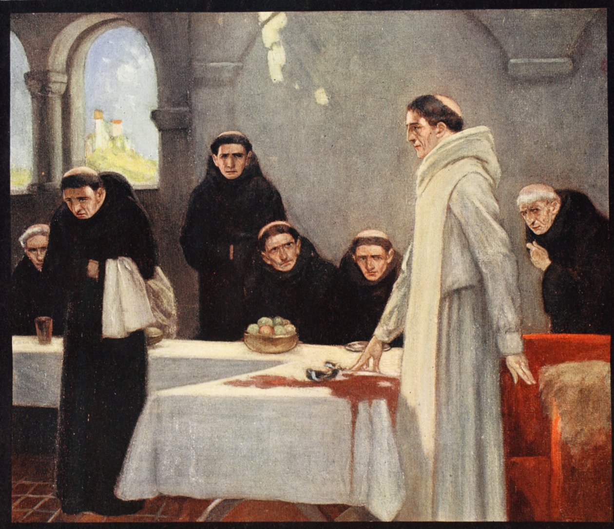 Saint Benedict and the Monks, Illustration from 