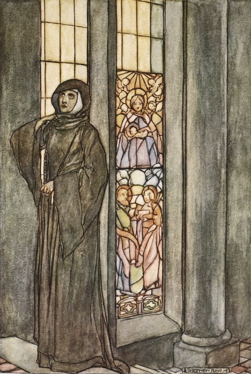 She heard her own name called again and again, illustration from 