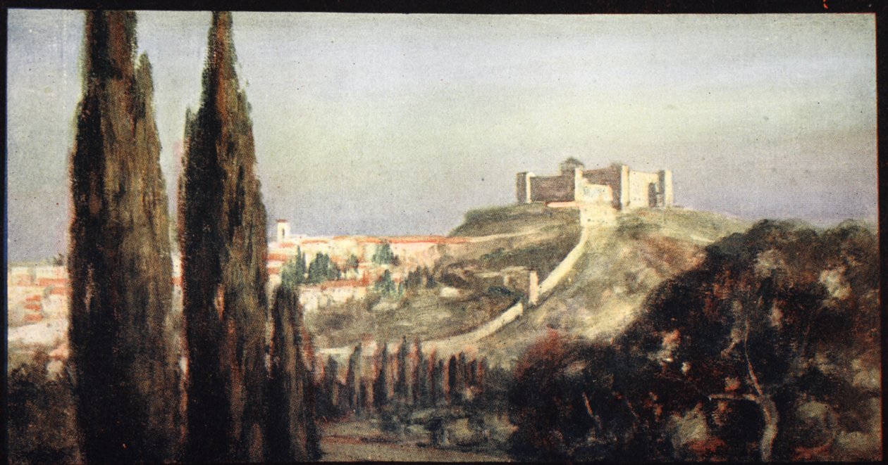 Spoletto, the Birthplace of Saint Benedict, Illustration from 