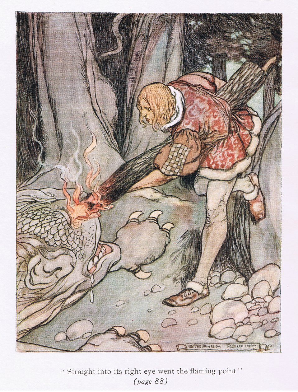 Straight into Its Right Eye Went the Flaming Point by Stephen Reid