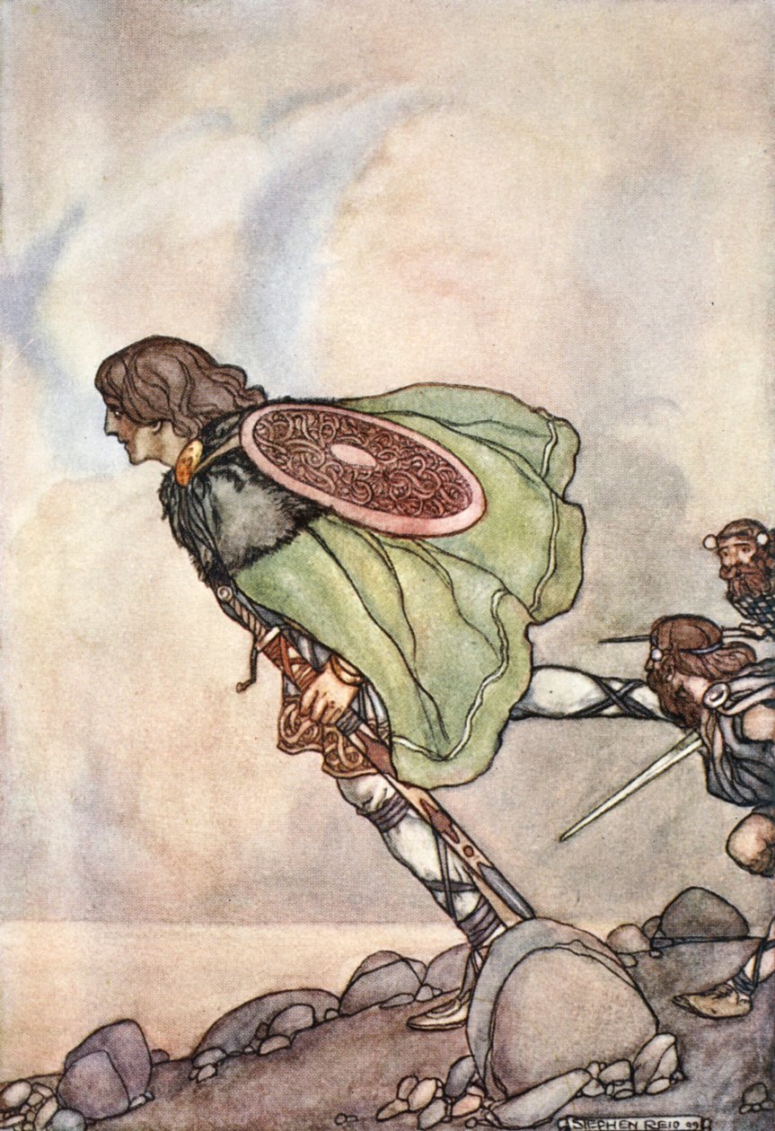 They ran him by hill and plain, c1910 by Stephen Reid