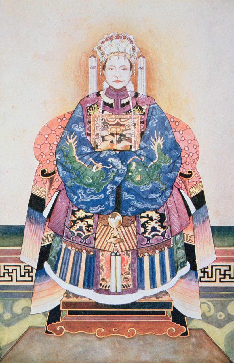 Tzu-Hsi, after a Chinese drawing by Stephen Reid