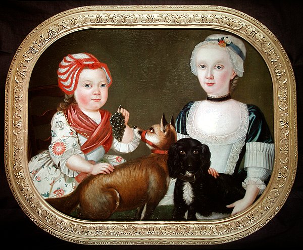 Portrait of Two Young Girls by Stephen Slaughter