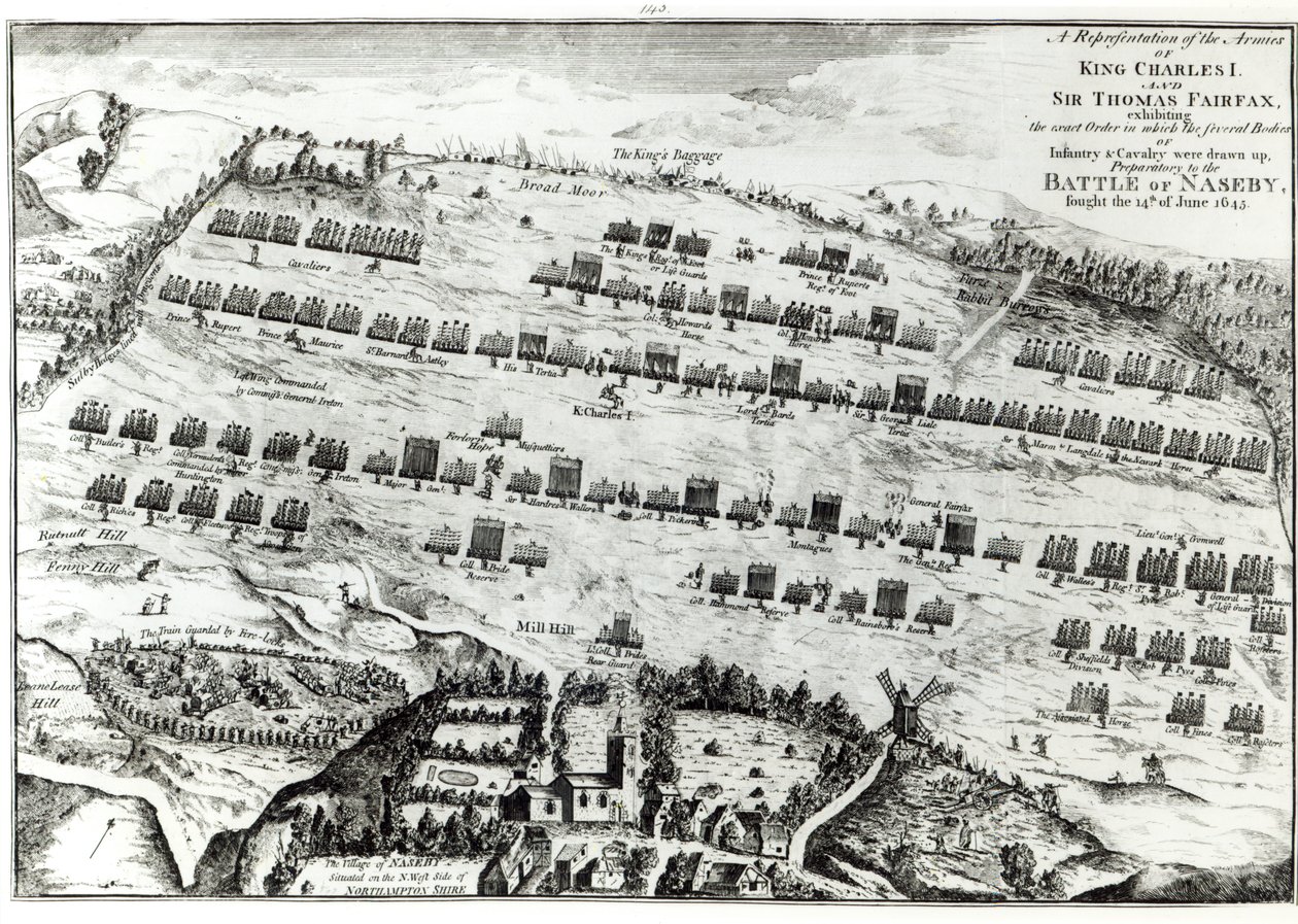 Preparation for the Battle of Naseby, published in 