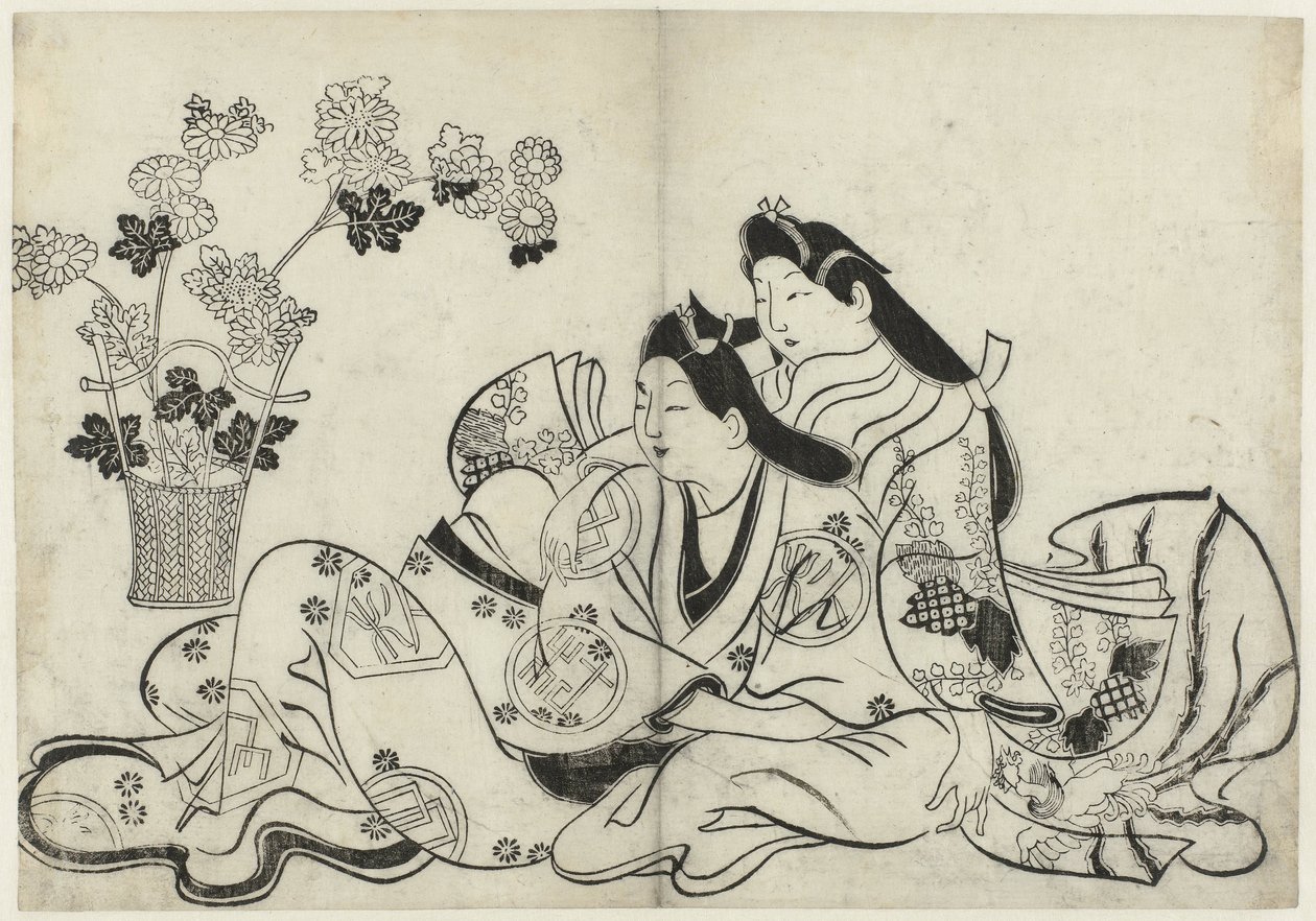 Erotic Scene by Sugimura Jihei (attributed to)