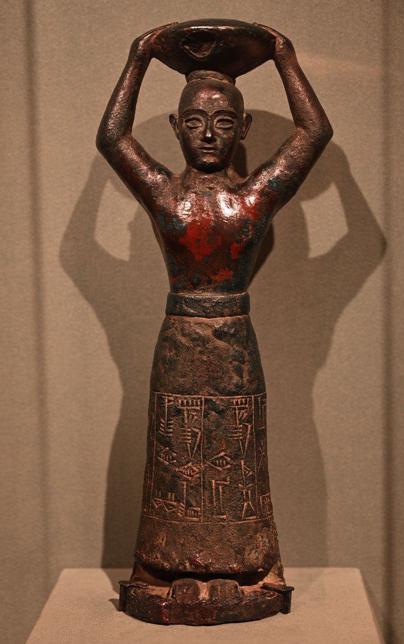 Sculpture of King Ur-Nammu Dynasty, 2112-2004 BC by Sumerian Mesopotamian School