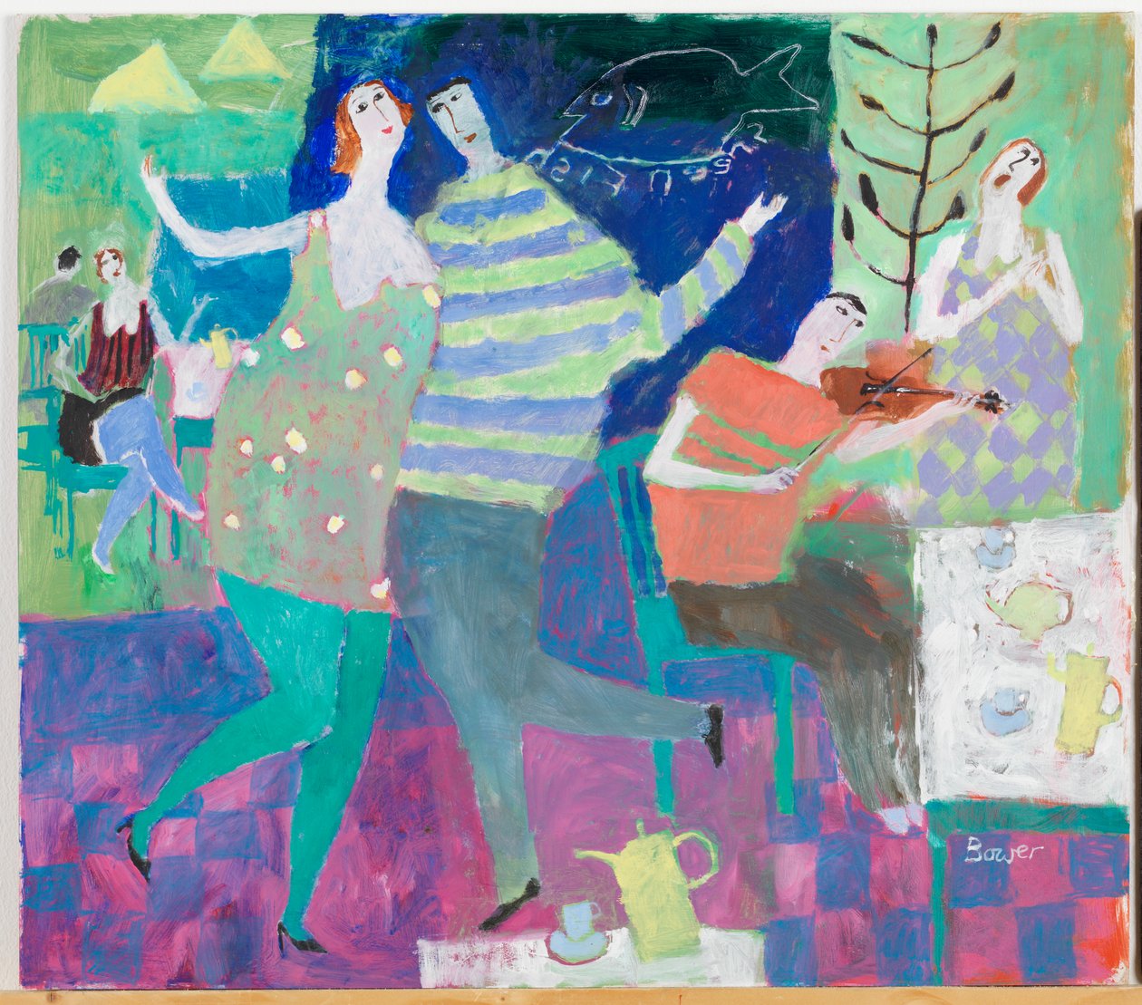 Fiddler at the Green by Susan Bower: Buy fine art print