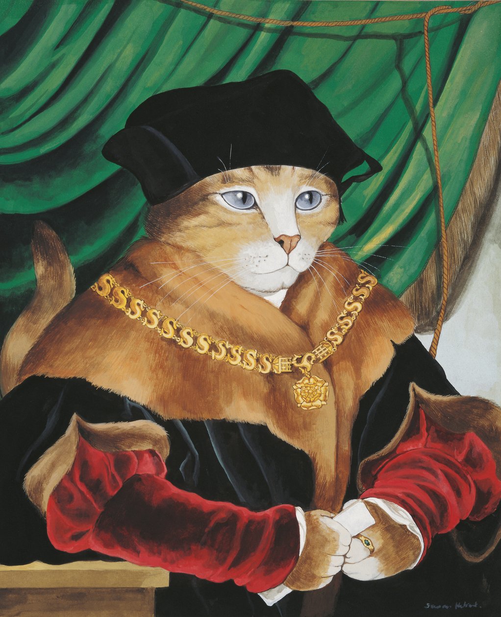 Illustration from Cats Galore! A Compendium of Cultured Cats by Susan Herbert