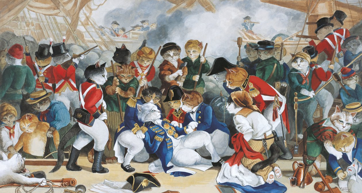 Illustration from Cats Galore! A Compendium of Cultured Cats by Susan Herbert