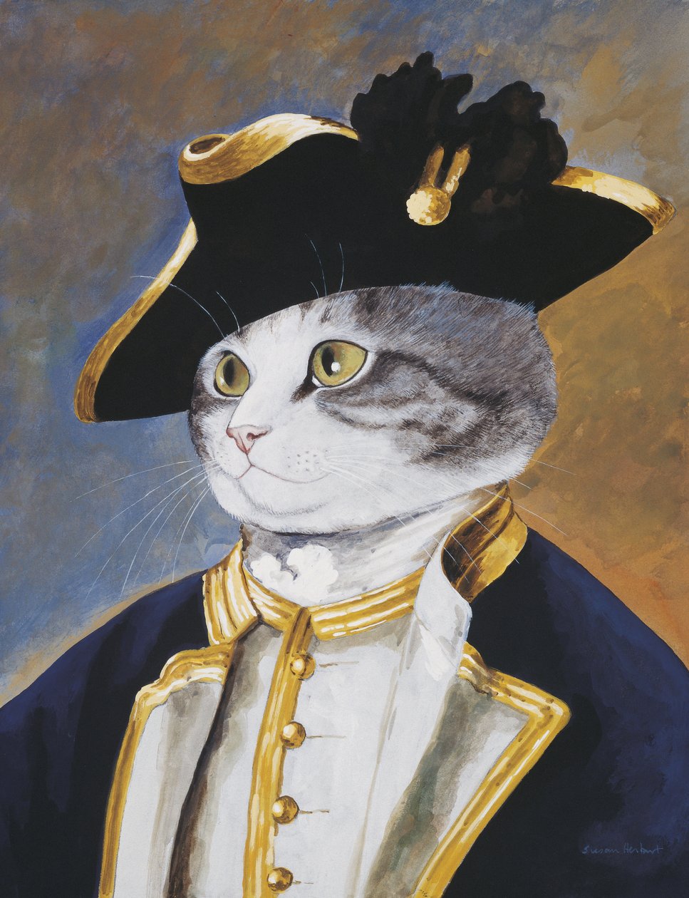 Illustration from Cats Galore! A Compendium of Cultured Cats by Susan Herbert