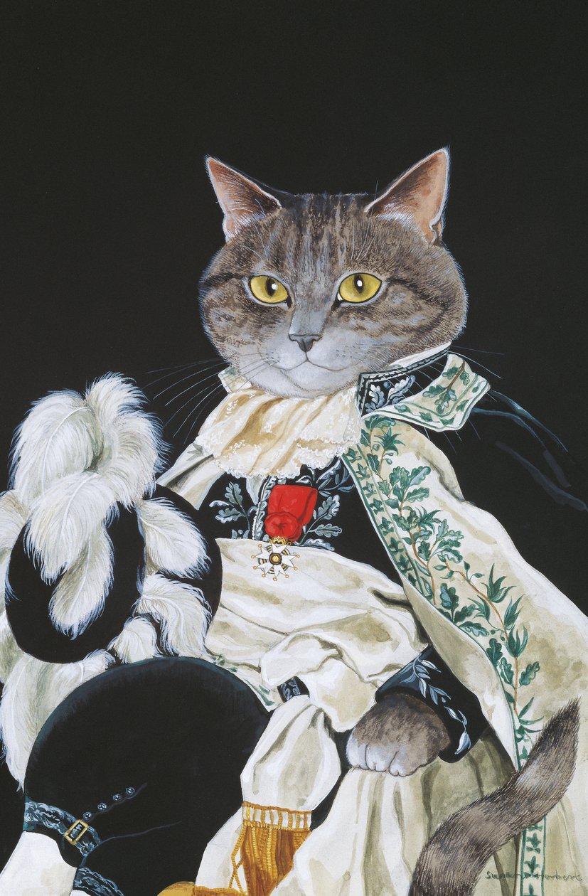 Illustration from Cats Galore! A Compendium of Cultured Cats by Susan Herbert