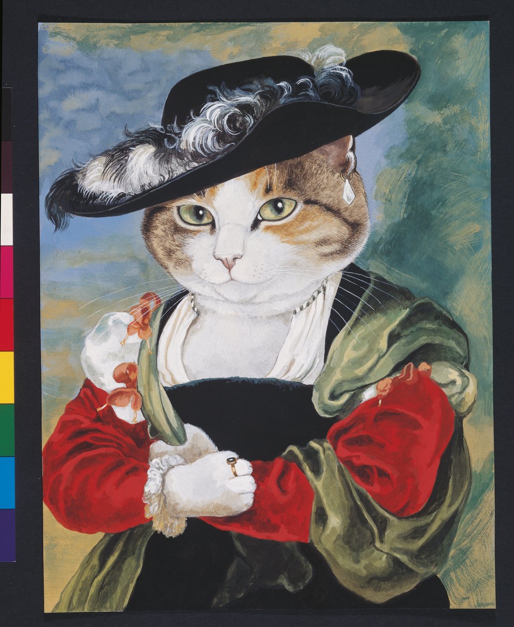 Illustration from Cats Galore! A Compendium of Cultured Cats by Susan Herbert