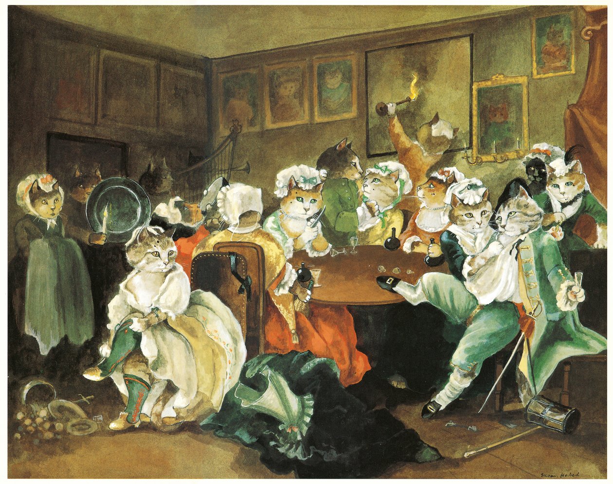 Illustration from The Cats