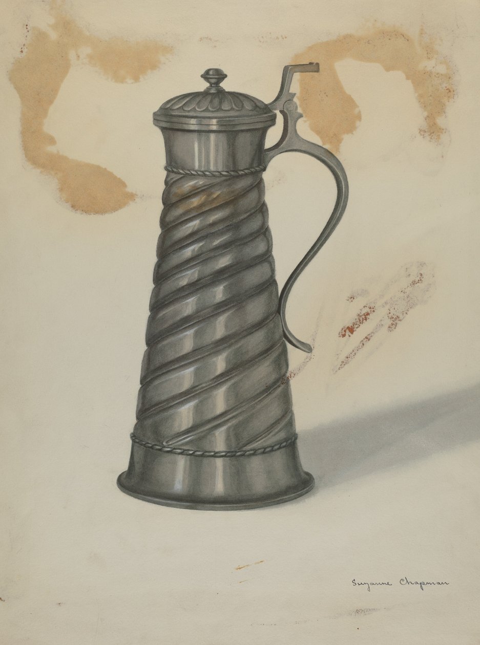 Pewter Pitcher by Suzanne Chapman