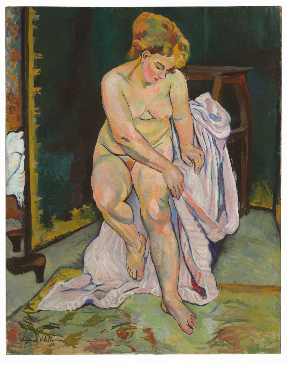Nude with Drapery by Suzanne Valadon