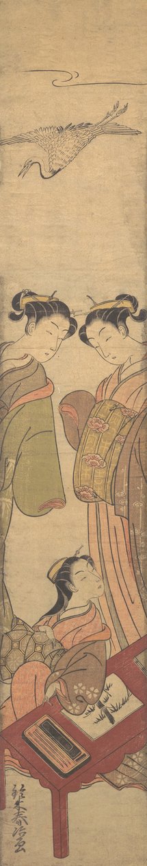 Three Beauties, ca. 1770 by Suzuki Haruji
