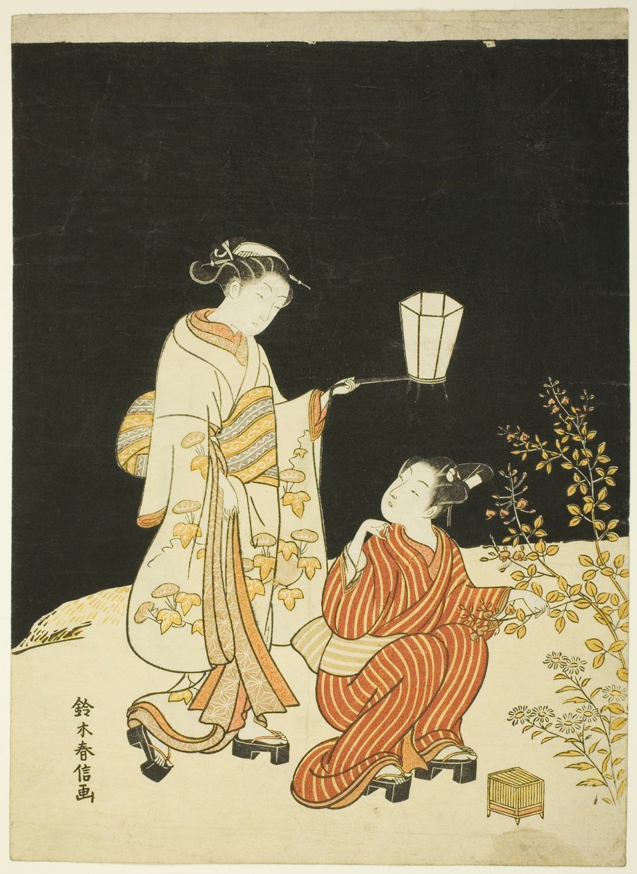 Searching for Fireflies by Suzuki Harunobu