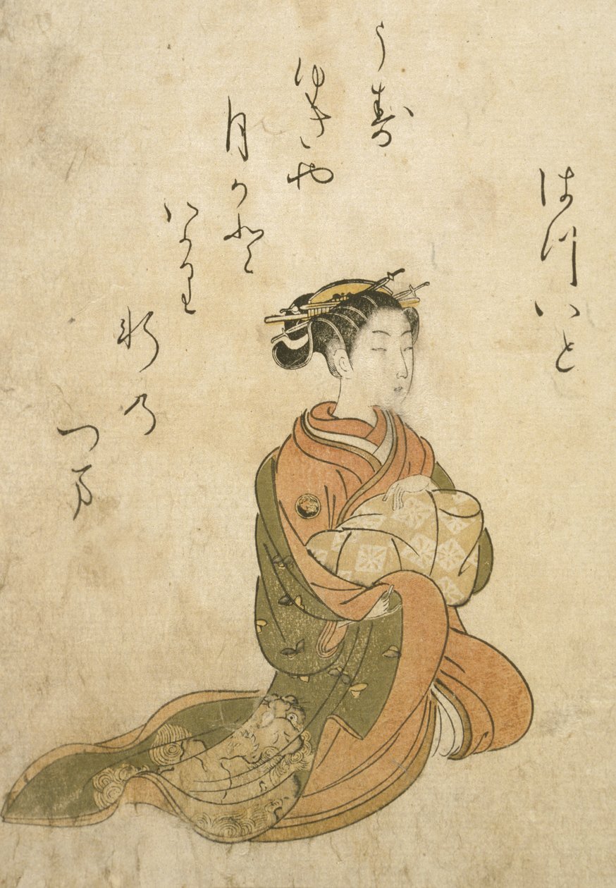 The Courtesan Hatsuito by Suzuki Harunobu