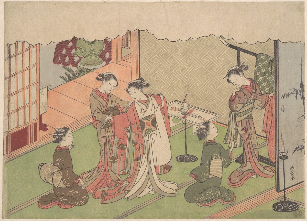 The Marriage Ceremony by Suzuki Harunobu