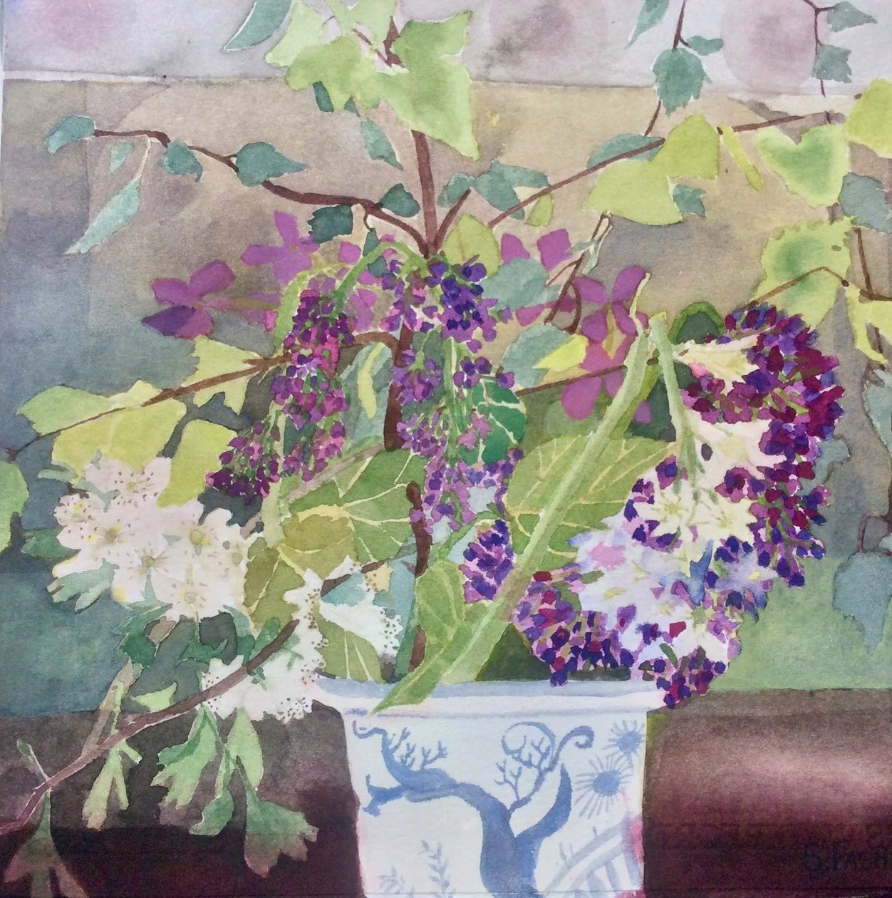 Spring Flowers with Lilac, 2020 by Suzy Fasht