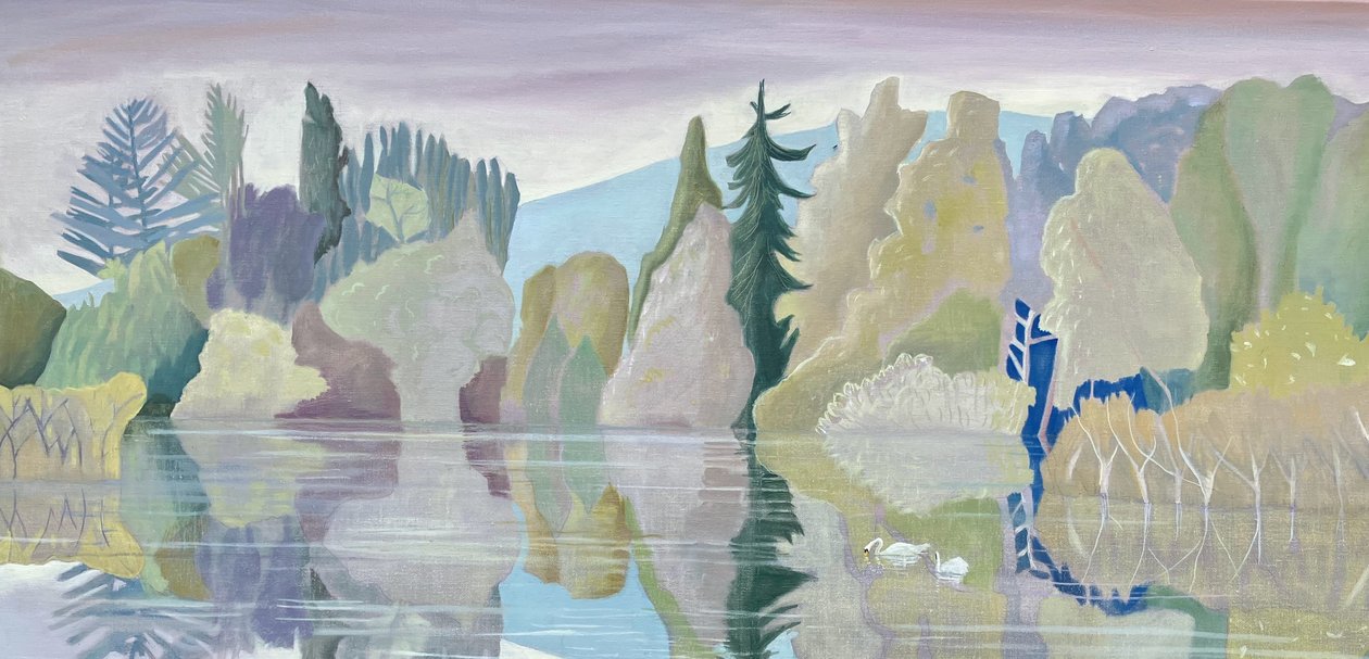 The Tranquil Lake, 2024 by Suzy Fasht