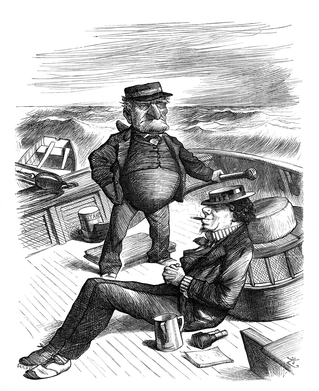 The Way of the Wind, 1878 by Swain