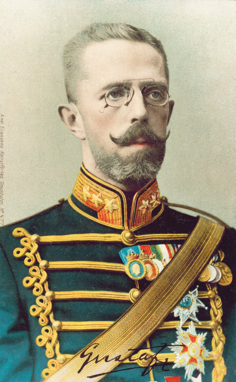 Gustaf V, King of Sweden by Swedish Photographer