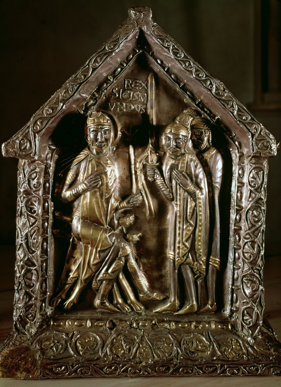 Reliquary chest of the sons of St. Sigismund by Swiss School