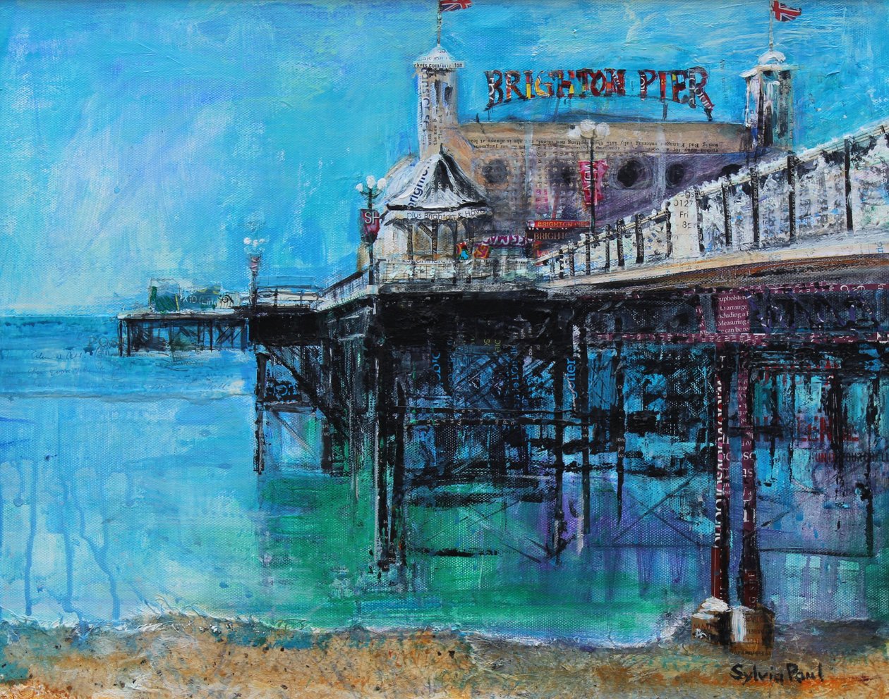 Brighton Pier by Sylvia Paul