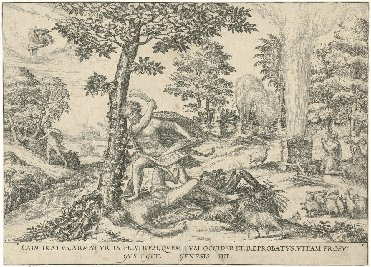 Cain and Abel by Symon Novelanus (attributed to)