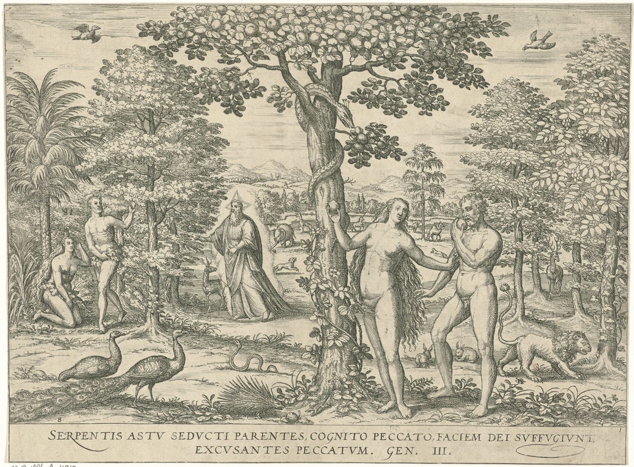 The Fall of Man by Symon Novelanus (attributed to)