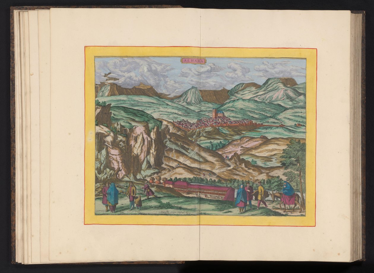 View of Alhama de Granada by Symon Novelanus (possibly)