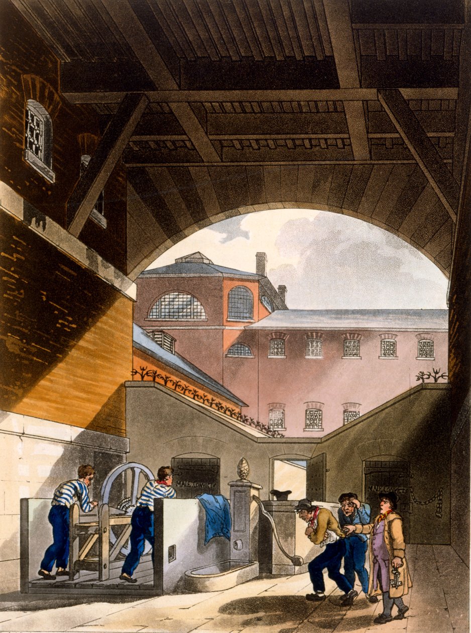 Water Engine, Coldbath Fields Prison by Pugin and Rowlandson
