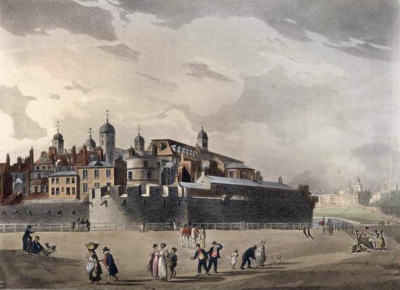 View of the Tower, from Ackermann