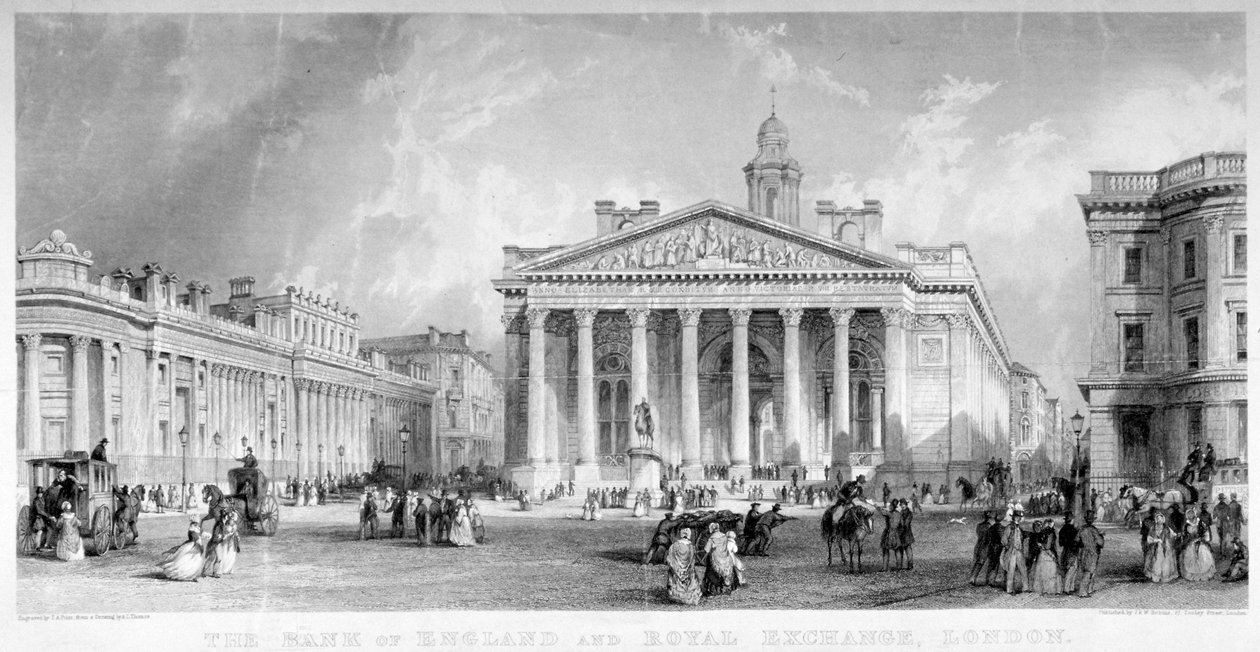Royal Exchange, City of London by TA Prior