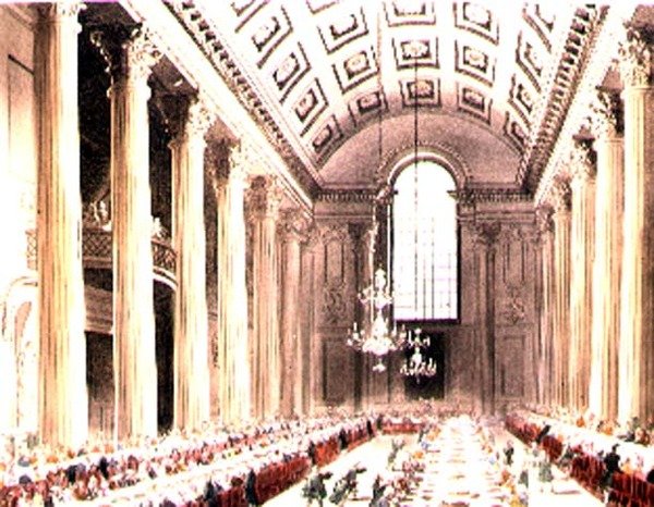 The Egyptian Hall, Mansion House (from Ackermann