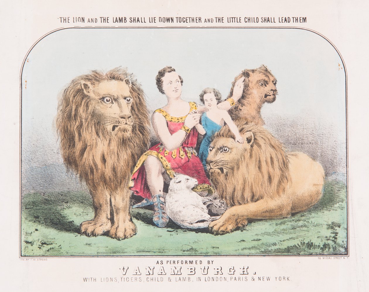 The Lion and the Lamb Shall Lie Down Together and The Little Child Shall Lead Them by T. W. Strong
