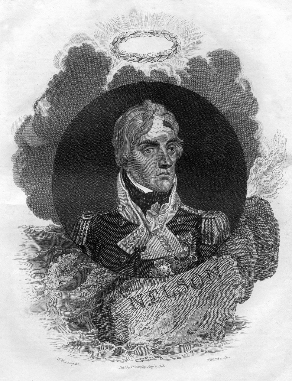 Lord Horatio Nelson, English Naval Commander by T. Wallis
