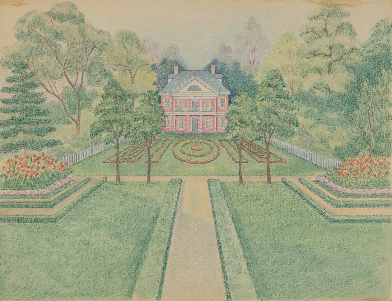N.W. Stuyvesant Residence, c. 1936 by Tabea Hosier