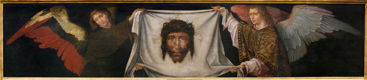 Angels carrying the Holy Shroud by Taborda Vlame Frey Carlos